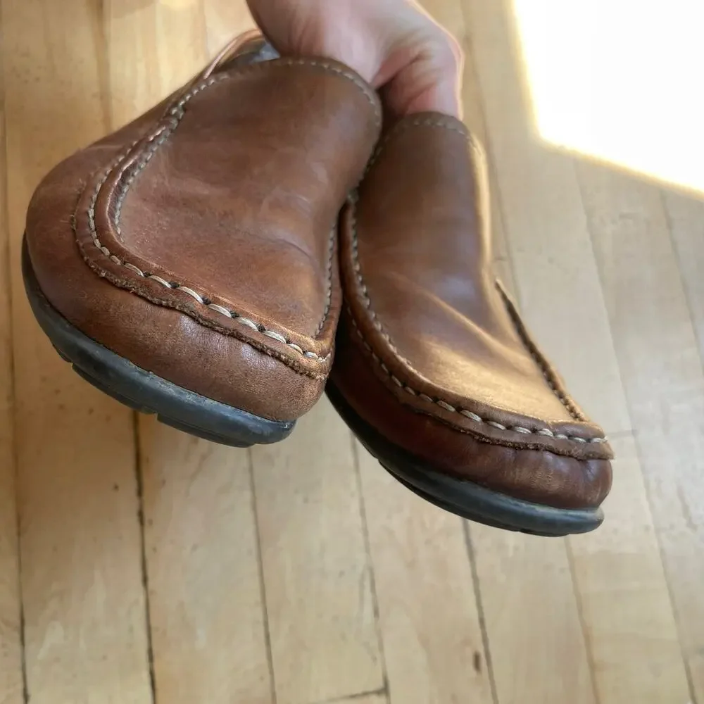 Columbia Men’s‎ Tan Leather Dress Shoe Loafers Size 10